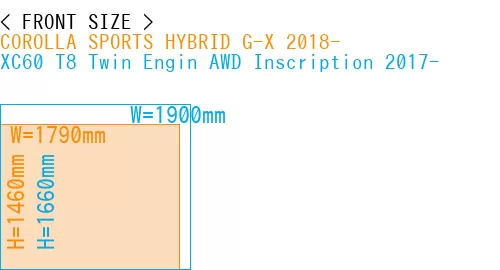 #COROLLA SPORTS HYBRID G-X 2018- + XC60 T8 Twin Engin AWD Inscription 2017-